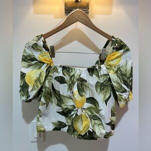 Floral Lemon Print Women's set